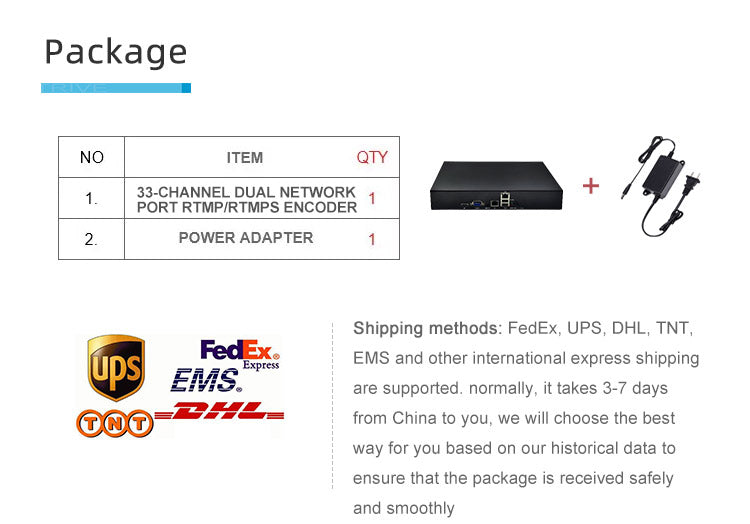 33-Channel Dual-Port Network Video Encoder - RTMP/WebRTC Supported, 16TB HDD Slot, Network Isolation Streamer