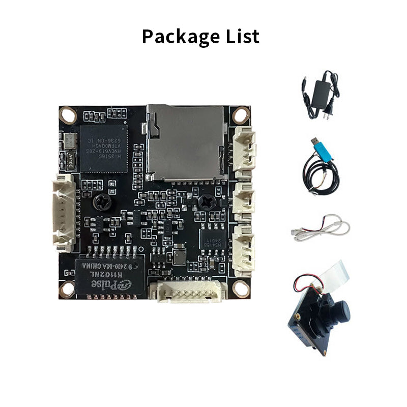 4MP AI License Plate Recognition LPR ANPR IP Camera Module Board For Taiwan