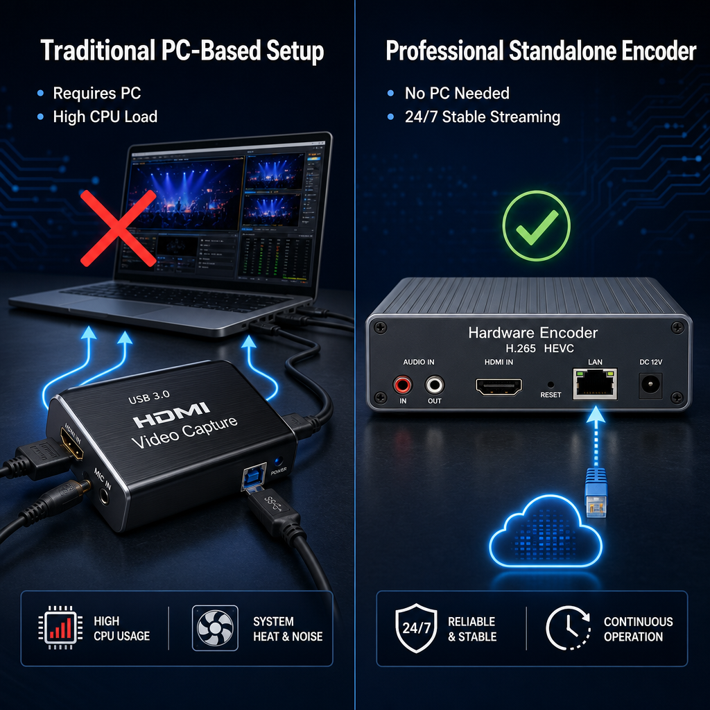 HDMI Encoder vs Capture Card: What’s the Difference?