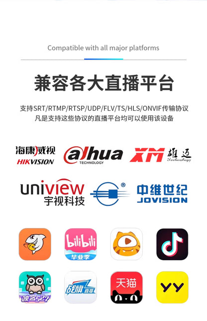 WiFi版4k30 HDMI 视频编码器 rtsp onvif webrtc