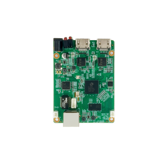 Dual-Channel HDMI to IP Video Encoder Board | Ultra-Compact PCBA Module with 12-Ch Network Stream Input (Gigabit Ethernet, SRT, WebRTC)