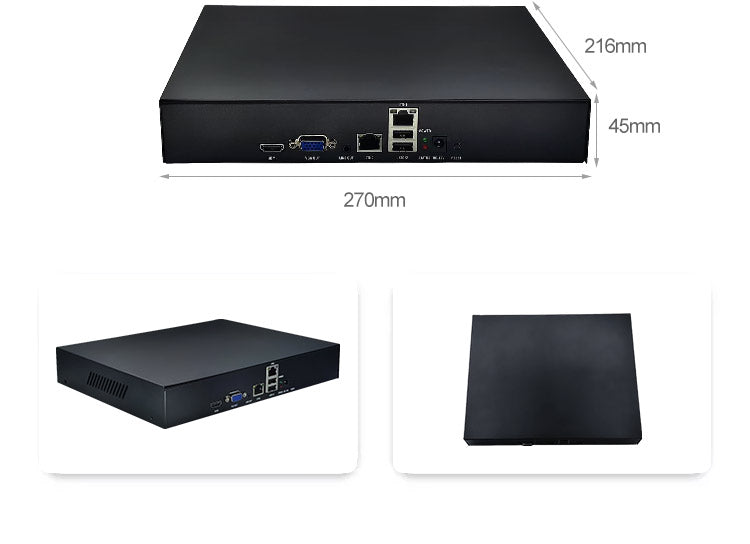 33-Channel Dual-Port Network Video Encoder - RTMP/WebRTC Supported, 16TB HDD Slot, Network Isolation Streamer