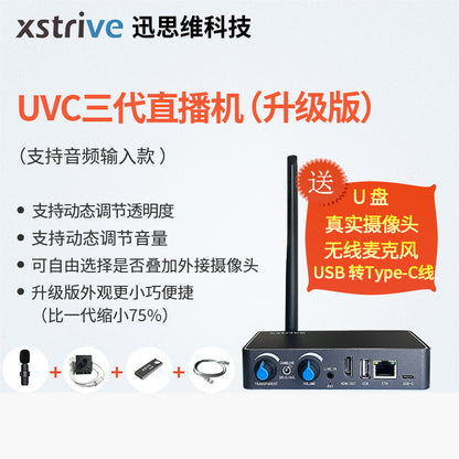 无人直播硬件推流器设备抖音快手淘宝视频号带货盒子一体机防违规