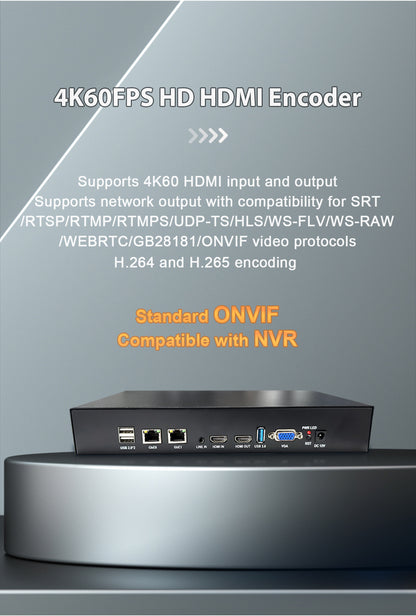 Professional-Grade 4K60 Ultra HD Encoding 