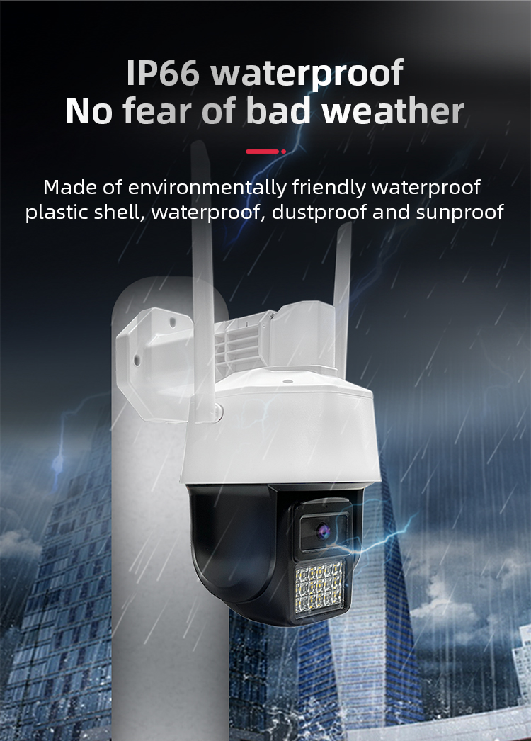 4MP PTZ IP Camera - RTMP Live Streaming Supported, ONVIF & RTSP, DC12V Power, Weatherproof for Outdoor Security