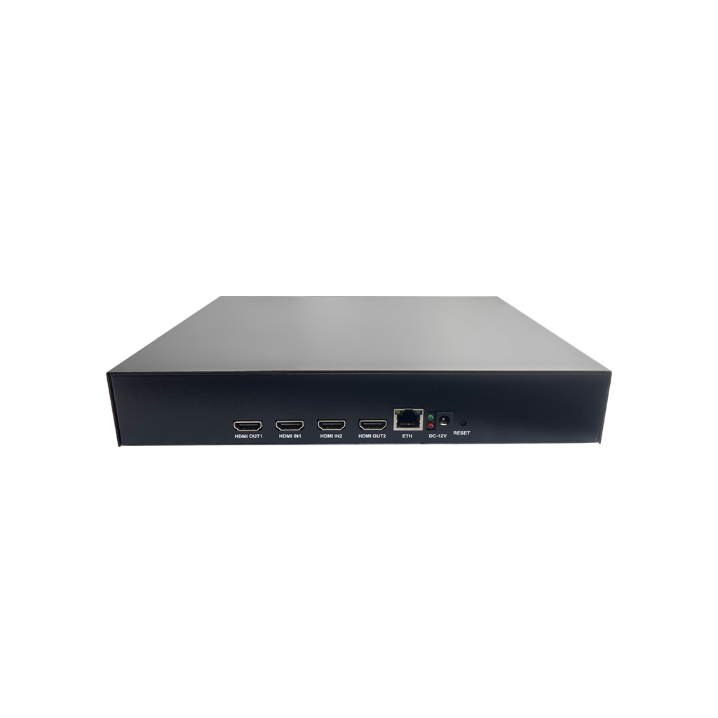 Dual-Channel 4K HDMI Encoder with Loop-Out & Maximum Support 16TB Storage