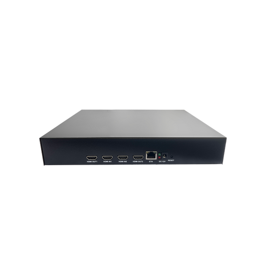 Dual-Channel 4K HDMI Encoder with Loop-Out & Maximum Support 16TB Storage