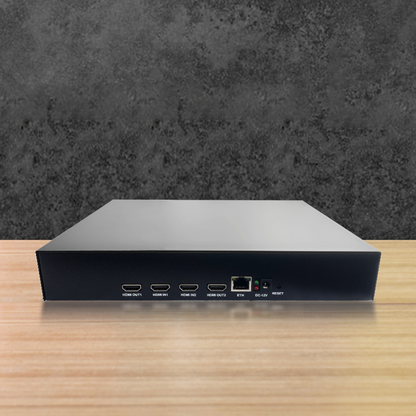 Dual-Channel 4K HDMI Encoder with Loop-Out & Maximum Support 16TB Storage