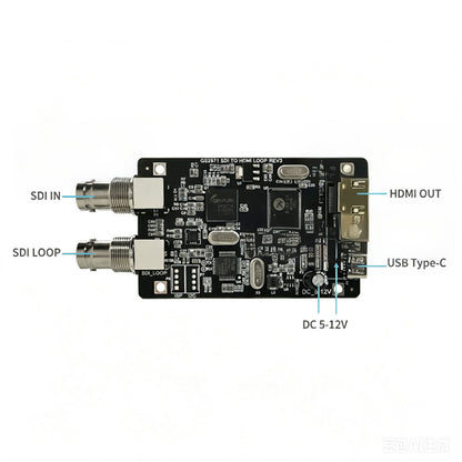 Broadcast SDI to HDMI Converter Board with SDI Loopout