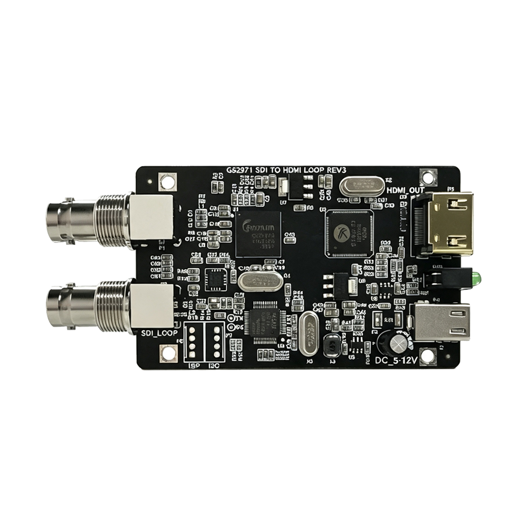 Broadcast SDI to HDMI Converter Board with SDI Loopout