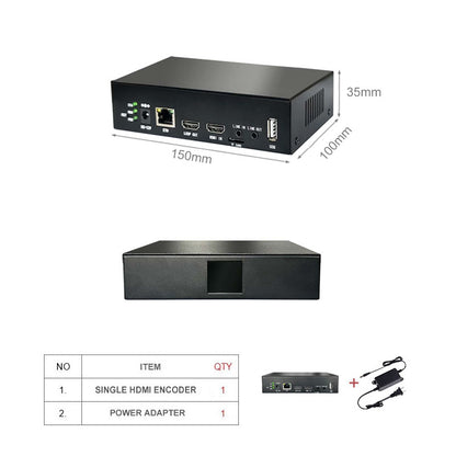 4K60 Input HDMI Video Encoder & Recorder with Loop-out (TF/USB Local Storage)