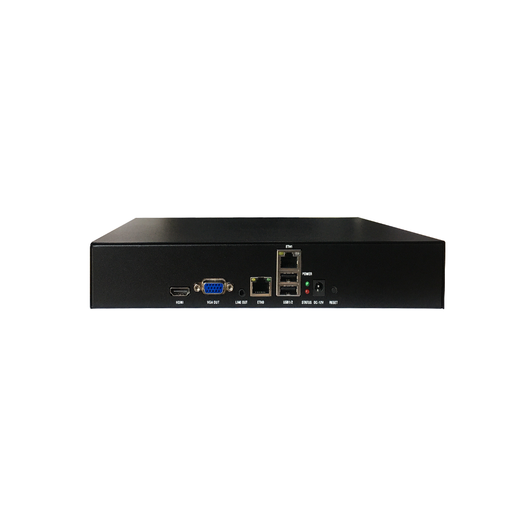 33-Channel Dual-Port Network Video Encoder - RTMP/WebRTC Supported, 16TB HDD Slot, Network Isolation Streamer