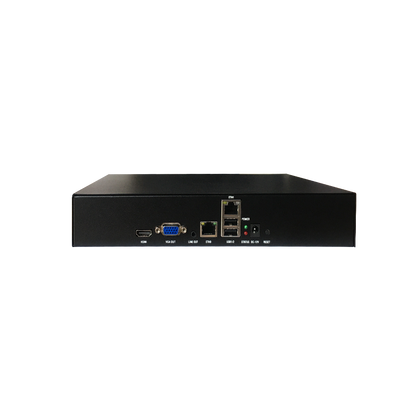 33-Channel Dual-Port Network Video Encoder - RTMP/WebRTC Supported, 16TB HDD Slot, Network Isolation Streamer