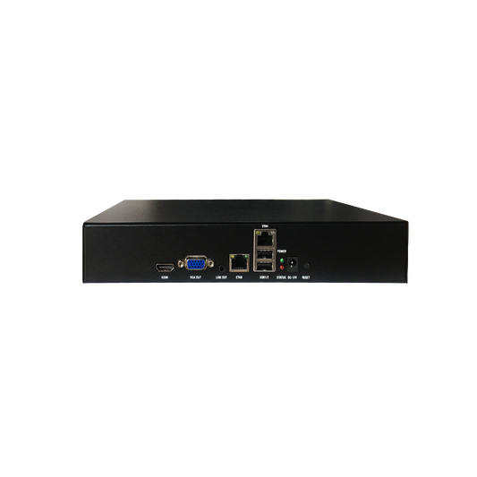 33-Channel Dual-Port Network Video Encoder - RTMP/WebRTC Supported, 16TB HDD Slot, Network Isolation Streamer