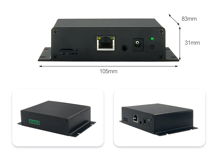 Stereo Audio Encoder - XLR & 3.5mm Input, RTMP/RTSP/HLS Audio Streamer for Live Broadcast