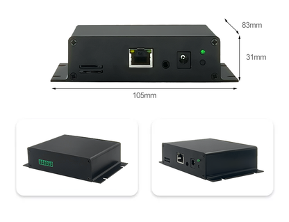 Stereo Audio Encoder - XLR & 3.5mm Input, RTMP/RTSP/HLS Audio Streamer for Live Broadcast