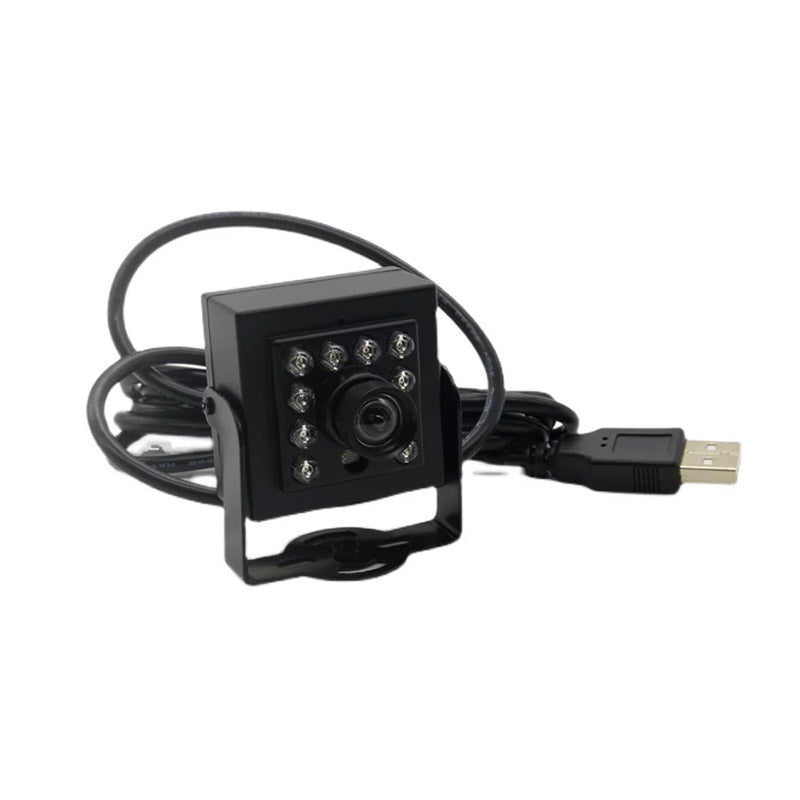 USB Night Vision Narrowband 850nm Wide-Angle Distortion-Free Infrared Camera Module for Video Surveillance, Iris Recognition, and More