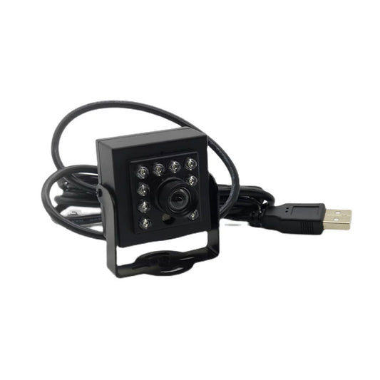 USB Night Vision Narrowband 850nm Wide-Angle Distortion-Free Infrared Camera Module for Video Surveillance, Iris Recognition, and More