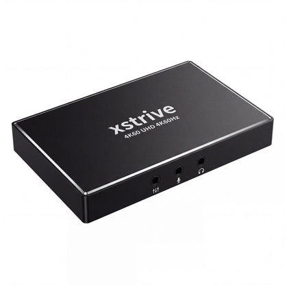 1080P@60fps USB 3.0 HDMI Video Capture Card with 4K Loop-Out & 3.5mm Mic Input for Game Live Streaming, DSLR Camera & OBS