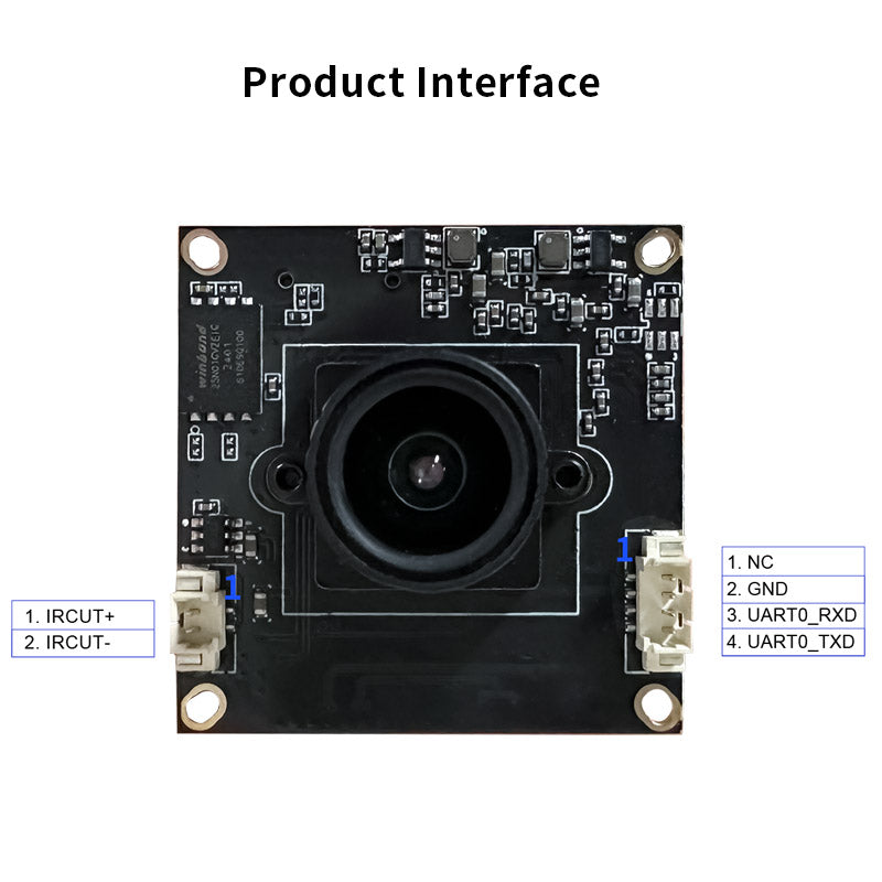 4MP AI License Plate Recognition LPR ANPR IP Camera Module Board For Taiwan