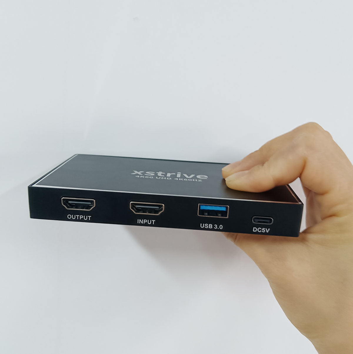 1080P@60fps USB 3.0 HDMI Video Capture Card with 4K Loop-Out & 3.5mm Mic Input for Game Live Streaming, DSLR Camera & OBS