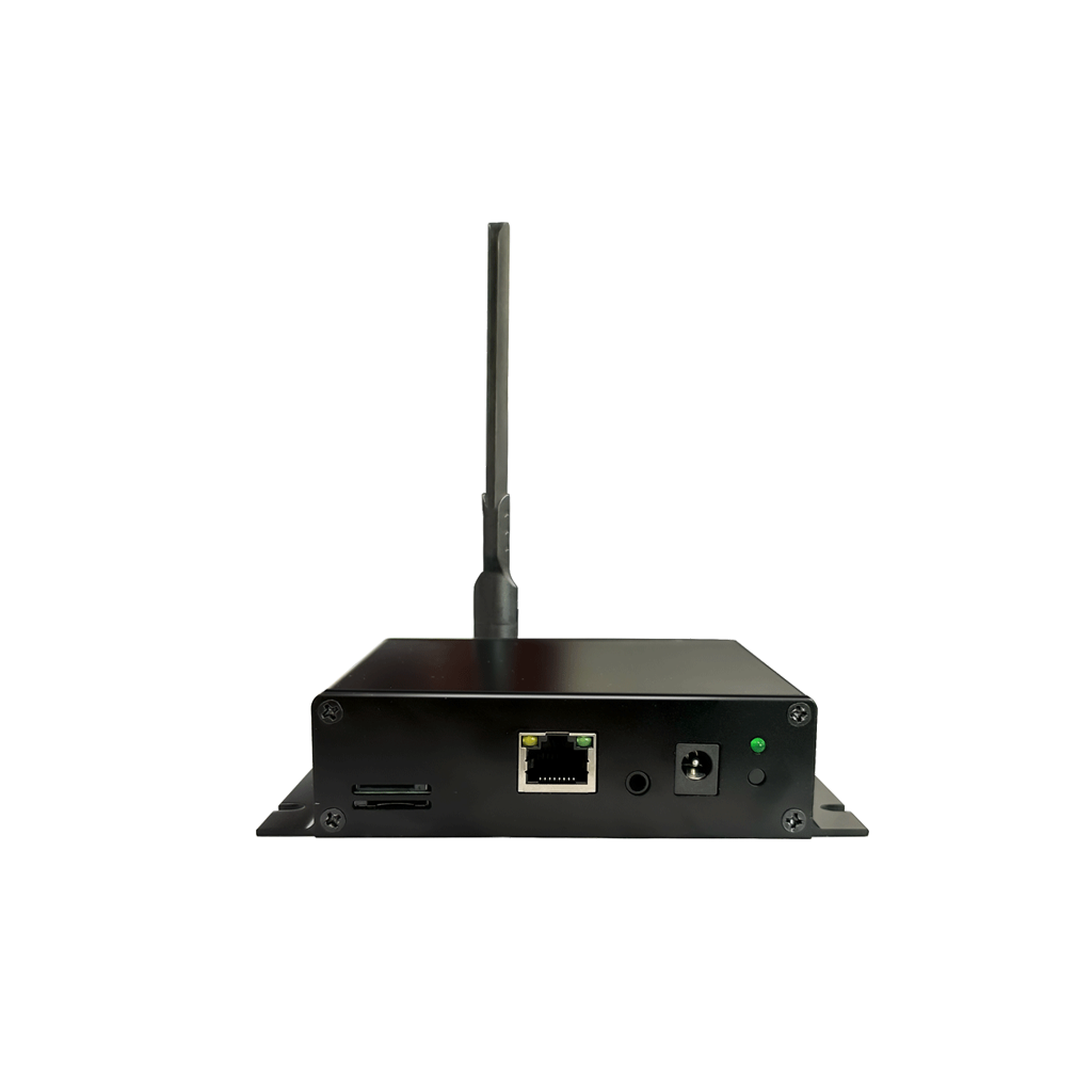 16-Channel 4G LTE Streaming Encoder - Portable RTMP/RTMPS Server, 3.5mm Audio Input, 512GB TF Recording