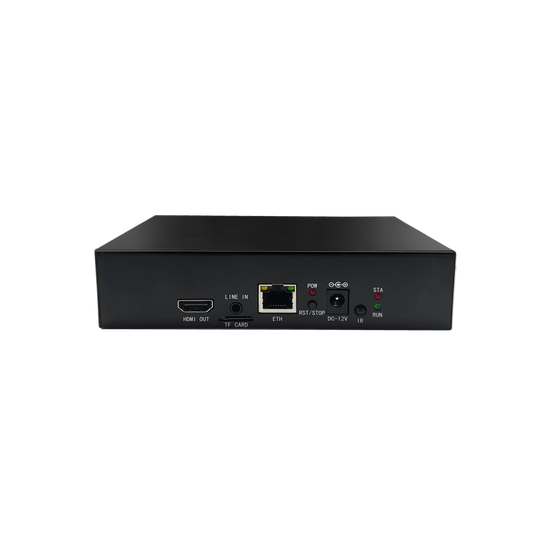 4K 26-Channel Stream Media Server - Video Merge & Automatic Playback, SRT/WebRTC/RTMP, 16TB Storage
