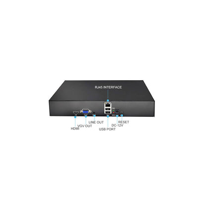 20-Channel Pro RTMP/RTMPS Network Encoder - H.265, 16TB HDD Support, Multi-Protocol Stream Gateway