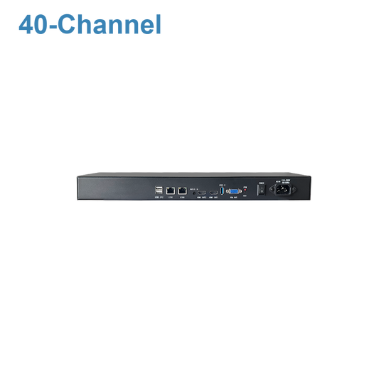 40-channel Streaming Media Forwarding Server rtmp live push streaming IPTV Server for Hotel Hospital Community