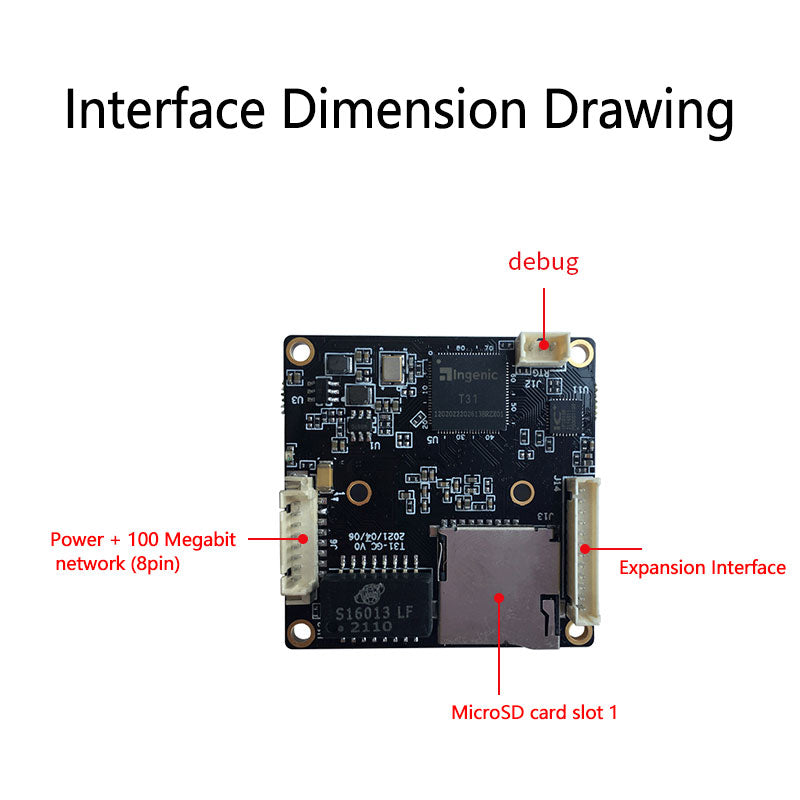 Ingenic T31ZX 4MP (2K) IP Camera Development Board | GC4653 Sensor | H.265 WebRTC, RTMP & GB28181 Support