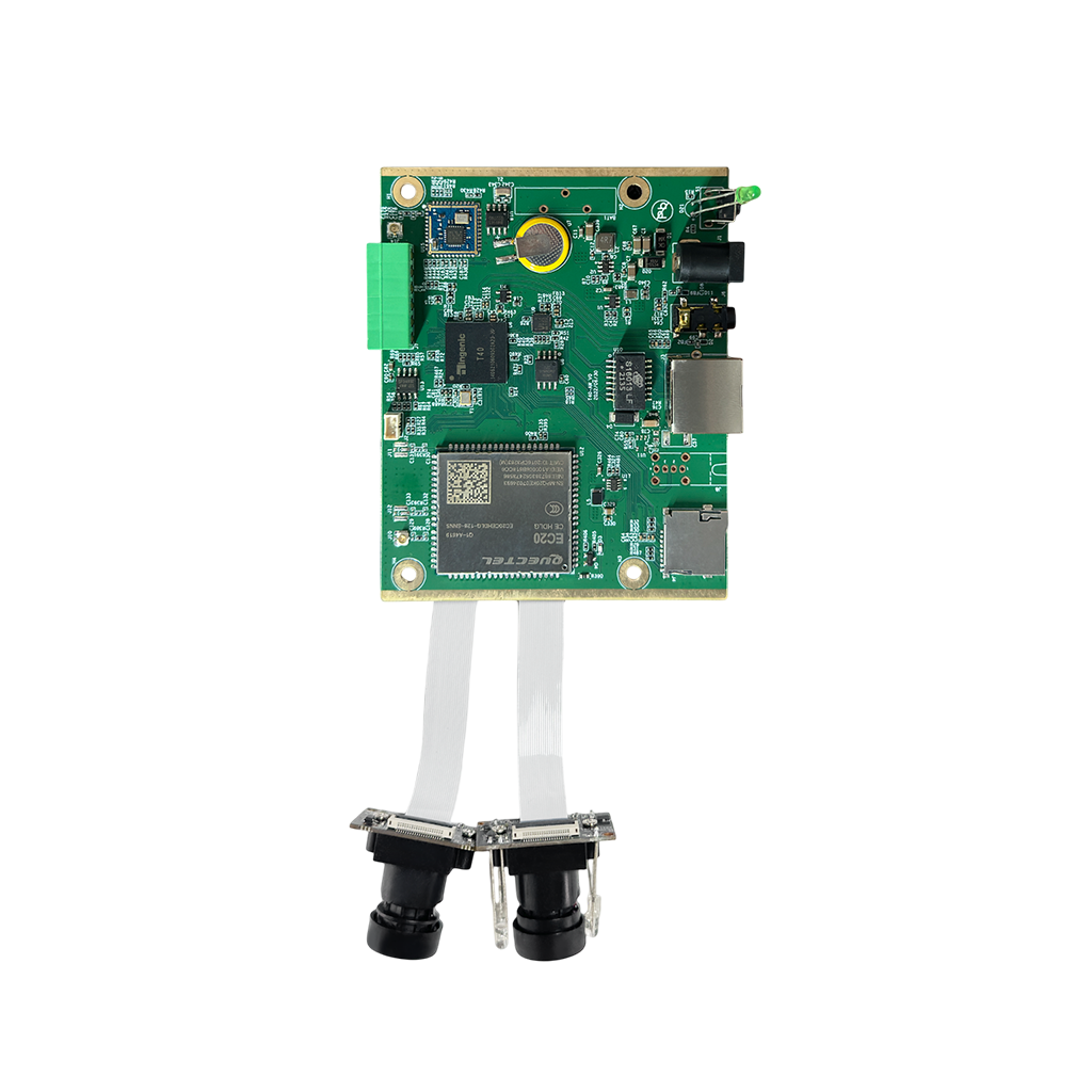 Ingenic T40XP AI Dual-Lens Camera Module | 8T AI Computing Power | Dual GC2053 Sensors | YOLOv5 LPR Optimized | 500ms Ultra-Fast Boot