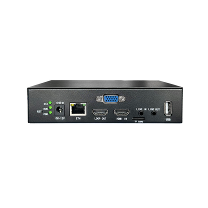 HDMI & VGA 2-in-1 Video Encoder | 2K60 Output Industrial Streamer (SRT, WebRTC, RTMP)